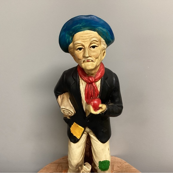 Vintage - Made In Japan - Huge Ceramic Crafted Old Man & Dog Sculpture - Rare - Picture 2 of 15